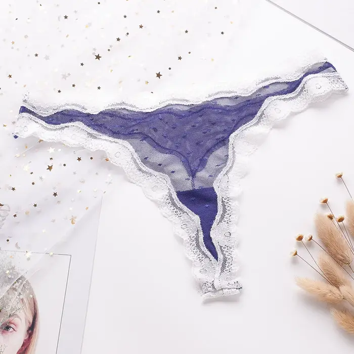 Culotte en dentelle sexy pour femmes taille basse confort respirant occasion spéciale lingerie élégante