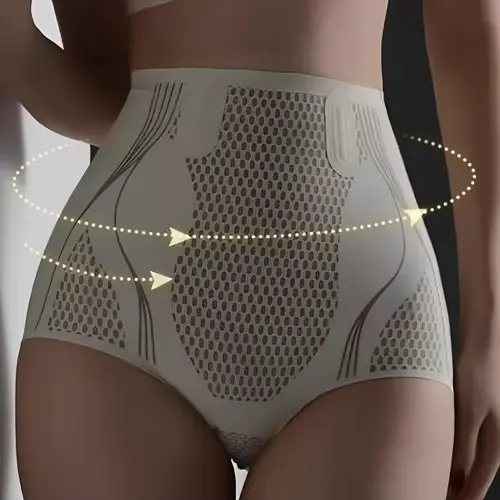 Culotte de contrôle moulante en polyester pour femmes, silhouette affinée, culotte de maintien sans couture, sous-vetements pour une apparence plus mince et élégante, occasions quotidiennes et spéciales