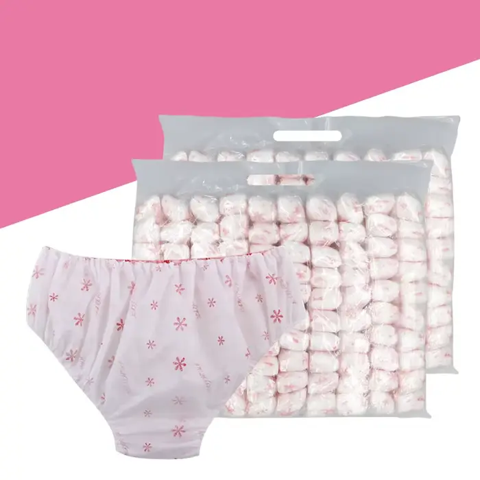 Jednorazové bavlnené spodné prádlo pre ženy