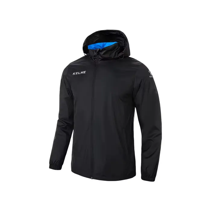 KELME coupe-vent pour hommes veste de course football enfant manteau coupe-vent à capuche veste impe