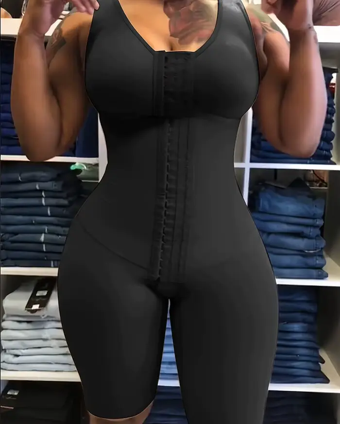 Celotelový tvarovací body Fajas colombiennes Bodysuits Shapewear Spevňujúci pás Pooperačná podporná páska Spodná