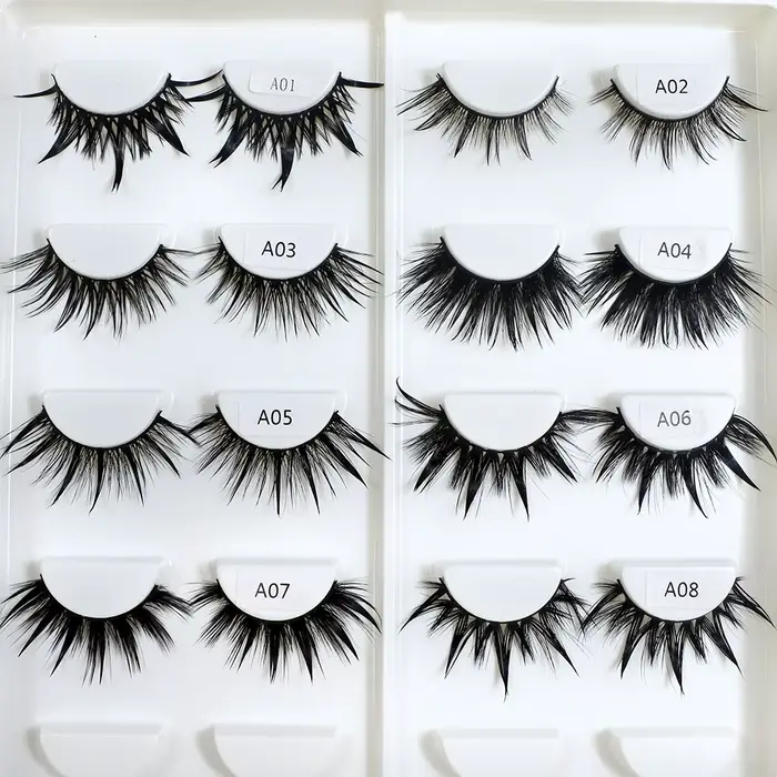 RED SIREN – faux-cils en Manga mouillés, longs, épais, naturels, à la mode, maquillage coréen, nouve
