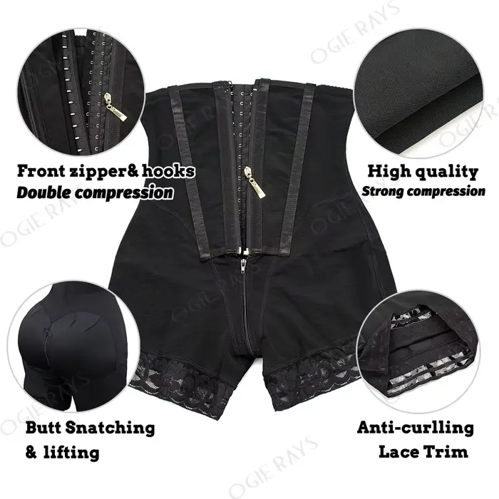 Vysoký pás štíhlosti nohavičky Shapewear kolumbijské opasky telo Shaper žena reduktor Korzet brucho kontrola Šortky