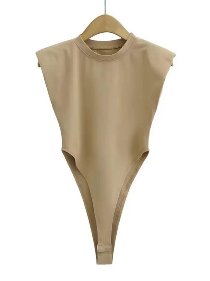 Sexy letný body pre ženy, jednodielne, vypchávky, čierne, bez rukávov, biele