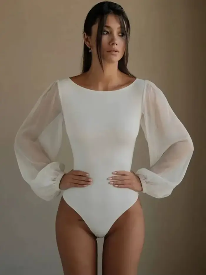 Sexy body pre ženy čierny
