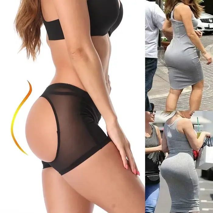 Ženy tupo Shaper nohavičky šortky tupo spodná bielizeň telo Shaper Sexy zadok push hore nohavičky tupo otvorené hip loot