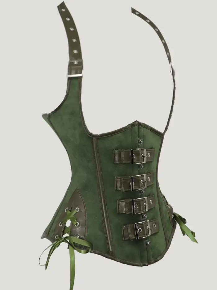 Sexy červený gotický korzet pre ženy špeciálne príležitosti bez ramienok a korzety gotický polyester elastan syntetická koža