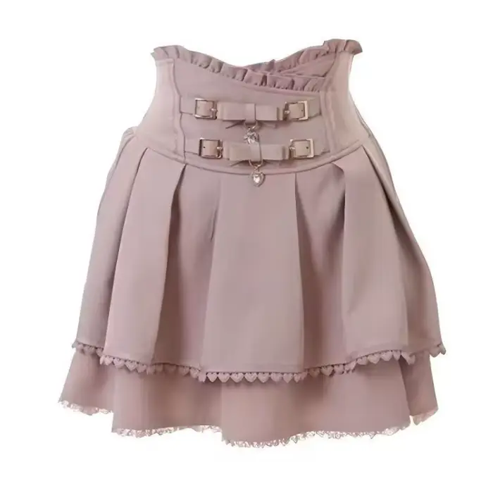 Sweet Lolita Jirai Kei – Krátka sukňa s vysokým pásom pre ženy