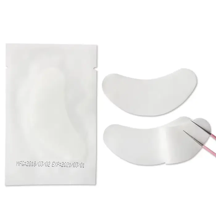 50 paires de patchs pour les yeux sous les coussinets pour les yeux papier Gel tampon pour cils auto