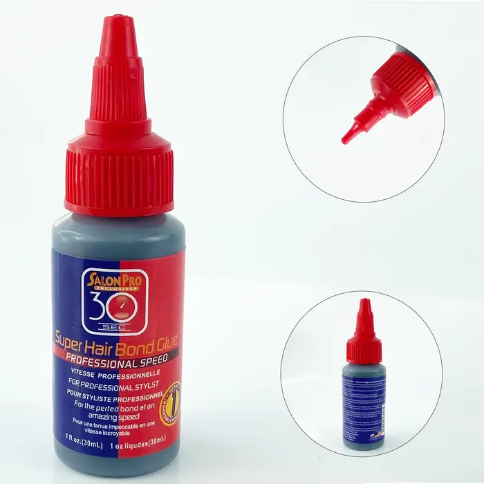 Lepidlo na parochňu v čipka 30ml hypoalergénne ekologické lepidlo na predlžovanie vlasov toupettes účes špeciálne príležitosti