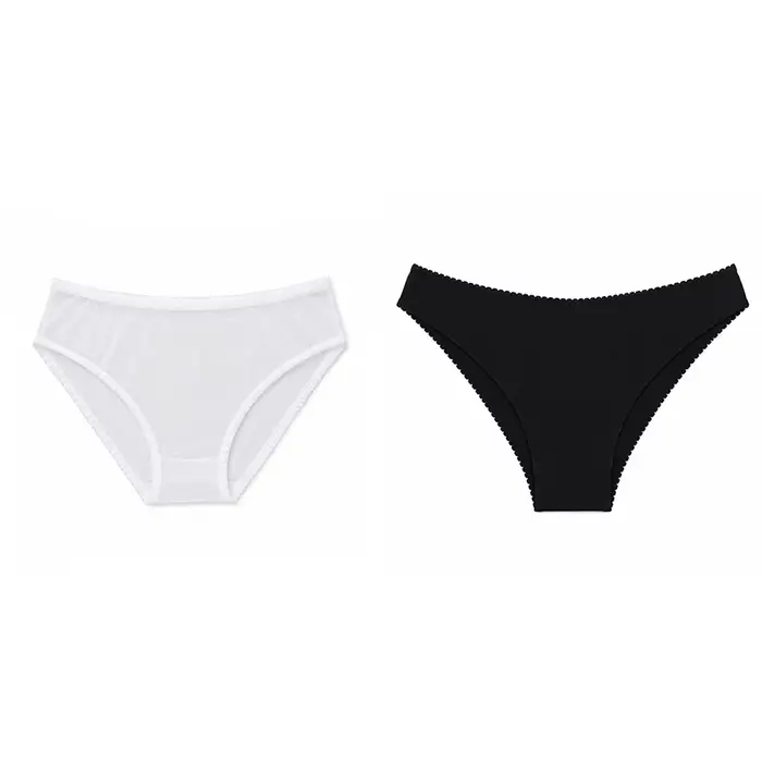 Culottes côtelées pour femmes, styles variés, slips unis, strings à motif floral délicat taille bass