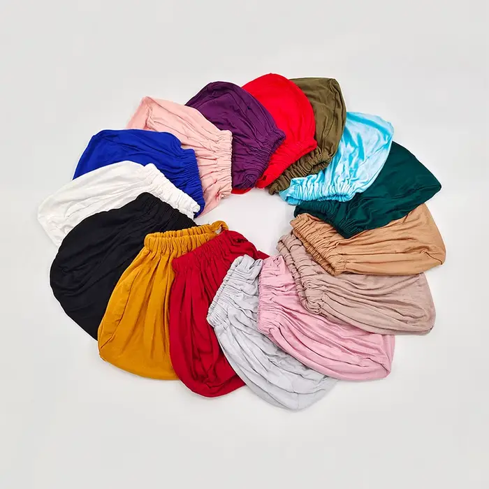 Jemný modálny moslimský turban pre ženy