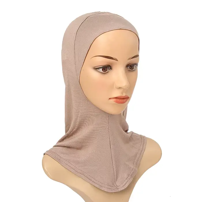 Vnútorná šatka s kapucňou Bonnet Hijab Turban Modal pružná plné zakrytie krku pre moslimské ženy Ninja