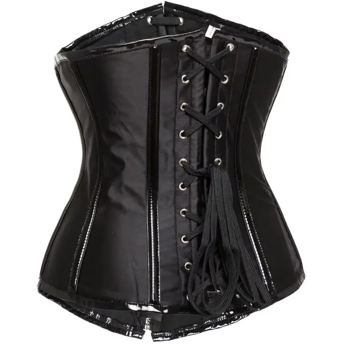 Ceinture rouge avec fermeture éclair pour femme, Corset désossé, Steampunk vintage, Underbust, Vêtements gothiques sexy, Corselet, Entraîneur de taille médiéval