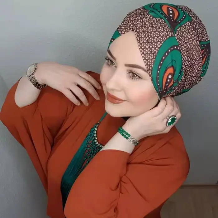 Abaya-Hijab musulman pour femme, écharpe arabe, robe en jersey, turban instantané