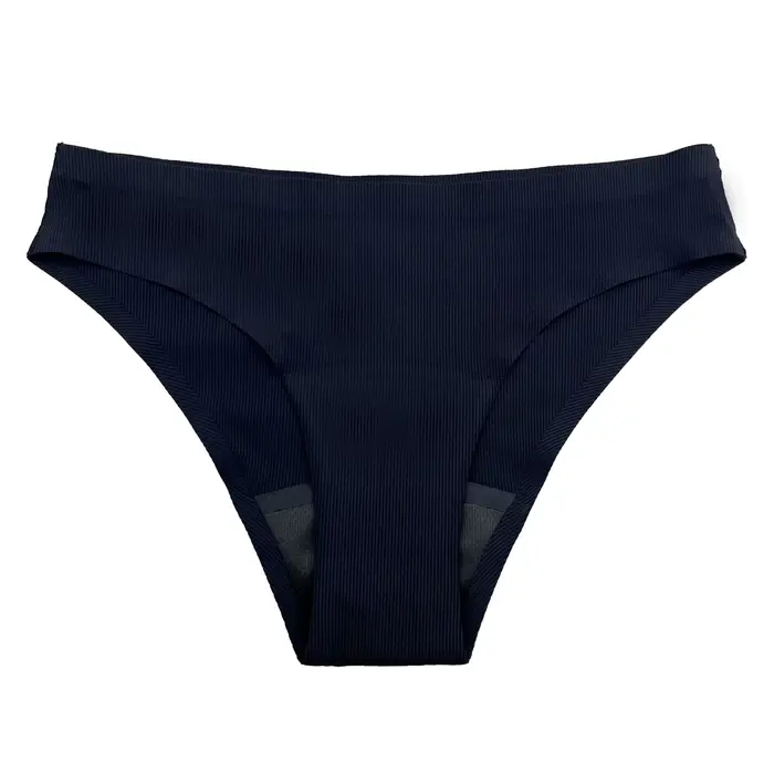 Maillot de bain sans couture culotte menstruelle 4 couches étanche pantalon de toilettage pour femme
