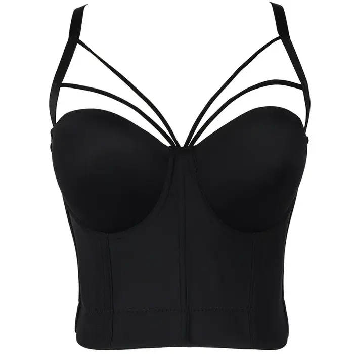 Bustier respirant et confortable pour femmes, lingerie corset, haut sexy, bustier, soutien-gorge, sh