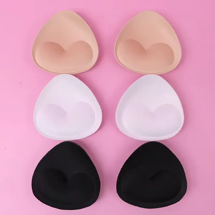 Sexy podprsenka vankúše pre ženy, 6 kusov, 3 páry, odnímateľné polstrovanie, hrudník Enhancer, Push Up čiapky pre plavky, Bikini