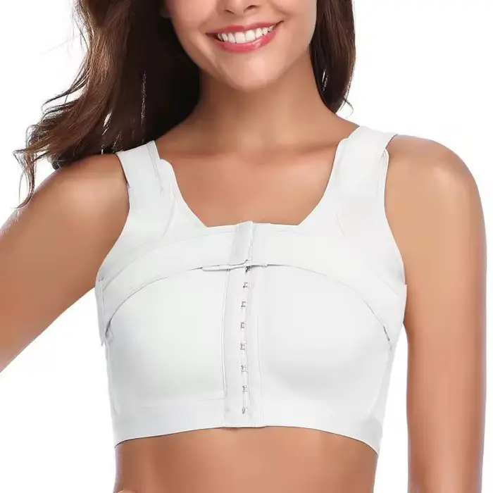 Push-up bra for daily wear seamless design front closure comfortable straps for women post-surgery recovery support