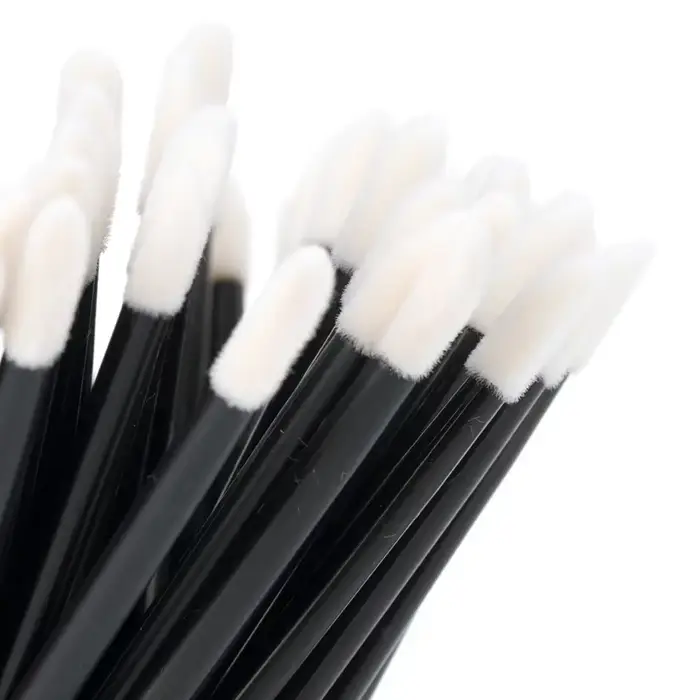 100 pièces pinceaux à lèvres pinceau de maquillage applicateur d'extension de cils rouge à lèvres ba