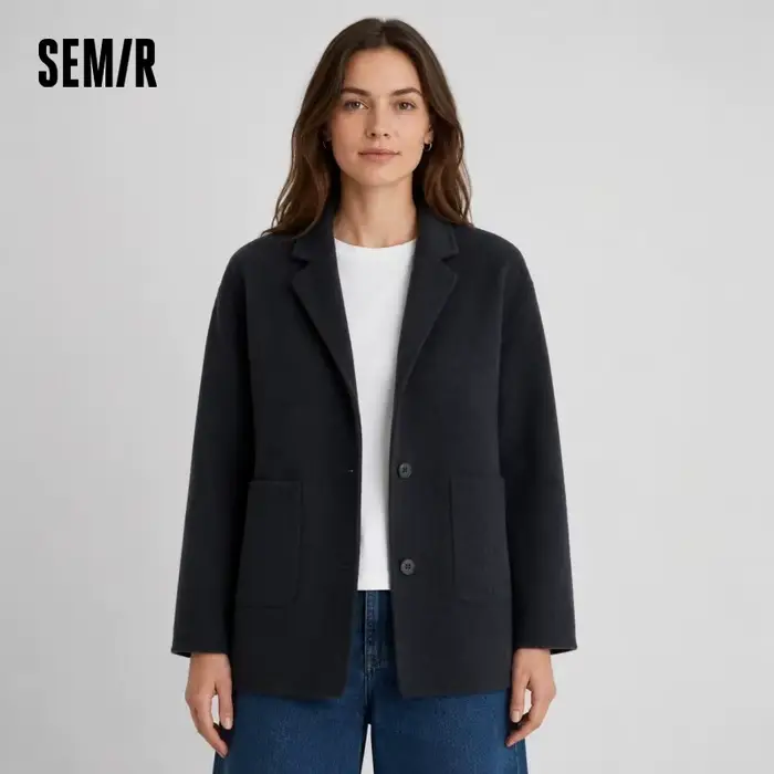 Semir Dvojstranná vesta s obsahom vlny pre ženy