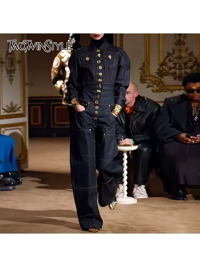TWOTWINSTYLE – Dvojdielny set so zapínaním na gombíky pre ženy