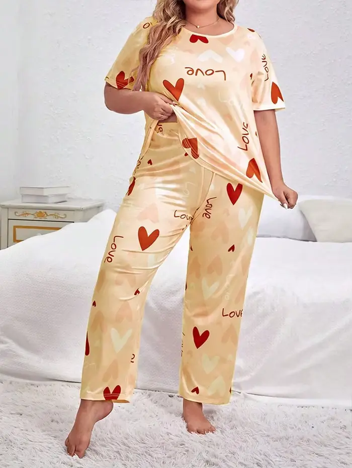 Dámske pyžamo s krátkym rukávom