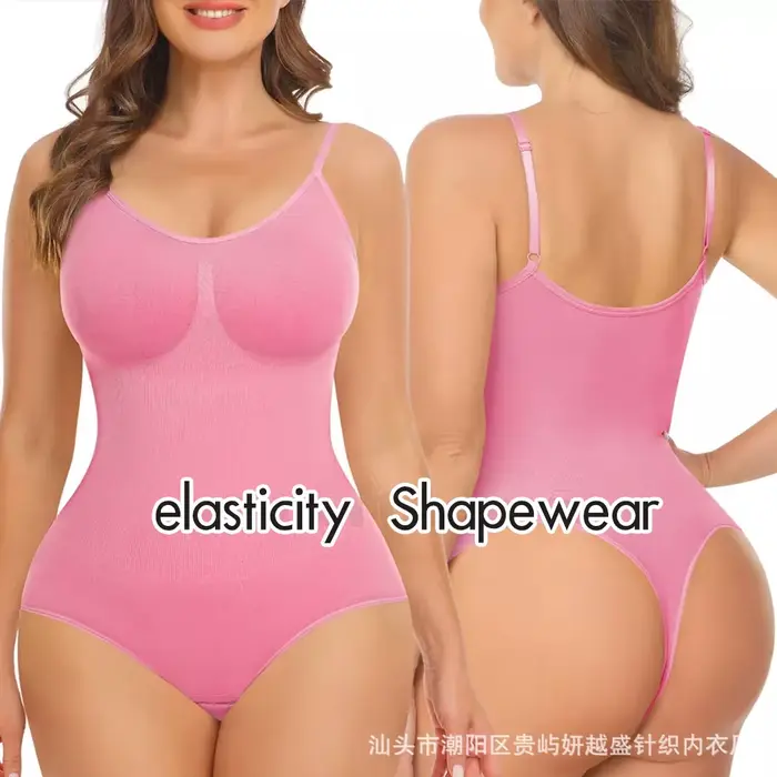 Veľká európska a americká veľkosť Shapewear Body pre ženy Tielko Podprsenka Tvarovacie telo Vysoký pás Zdvíhanie bokov Redukcia brucha