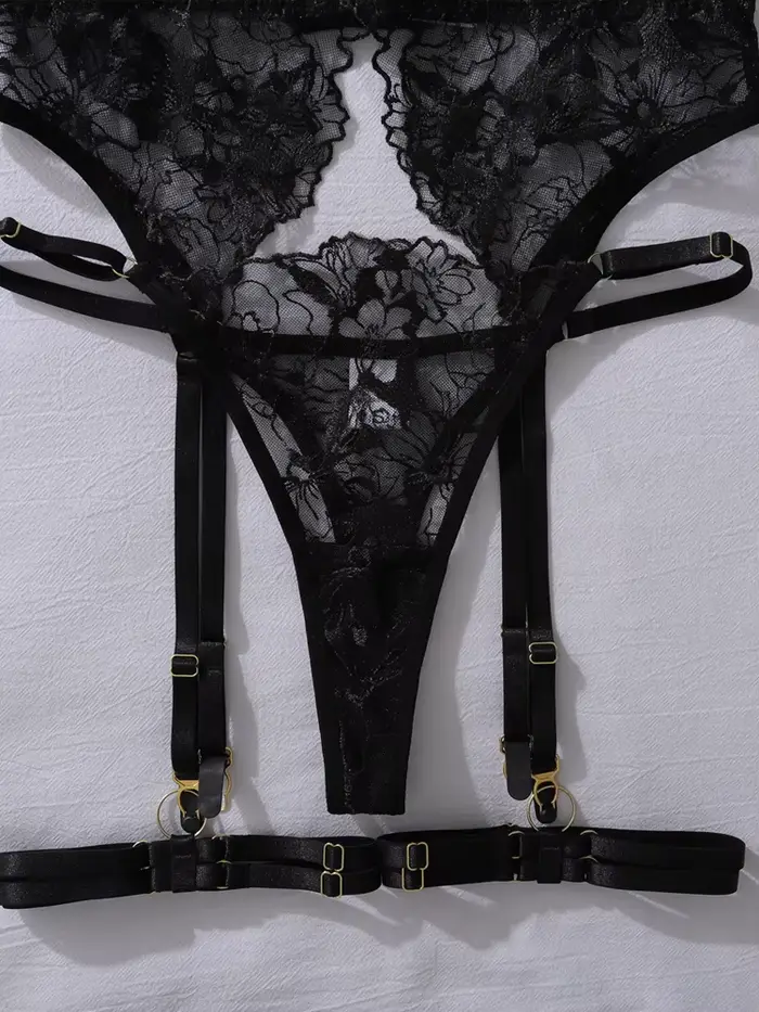 Belamimi – Sexi čipkovaná priesvitná bielizeň