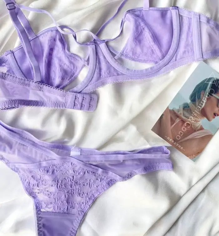 Sexy podprsenka s popruhmi pre ženy, čipka spodná bielizeň, tenká časť, s oceľovým krúžkom, push up, plus veľkosť spodnej bielizne so spodnou bielizňou, dámsky kostým