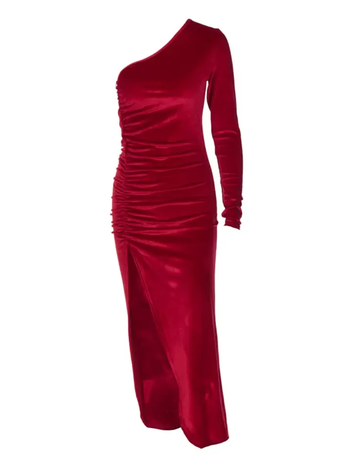 Elegantné midi šaty s dlhými rukávmi pre ženy