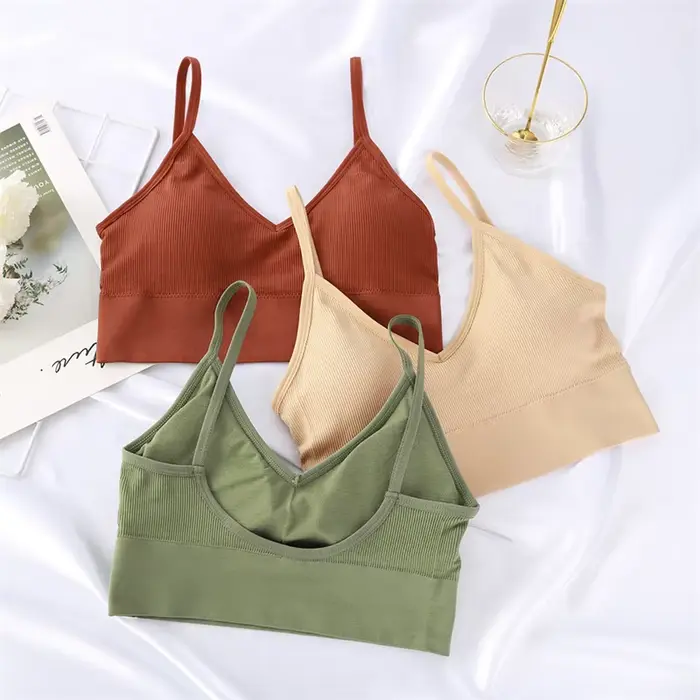 Dámske podprsenky Sexy bezšvíkové podprsenka typ U Backless Push Up Bralette Dámske športové spodné prádlo spodná bielizeň pre ženy