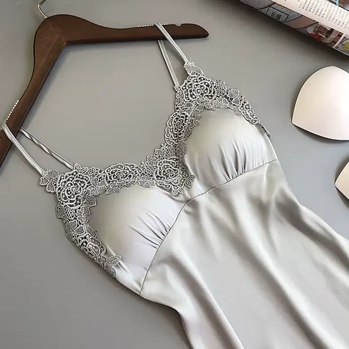 Čipkované nočné šaty pre ženy, sexy bielizeň, nočná košeľa