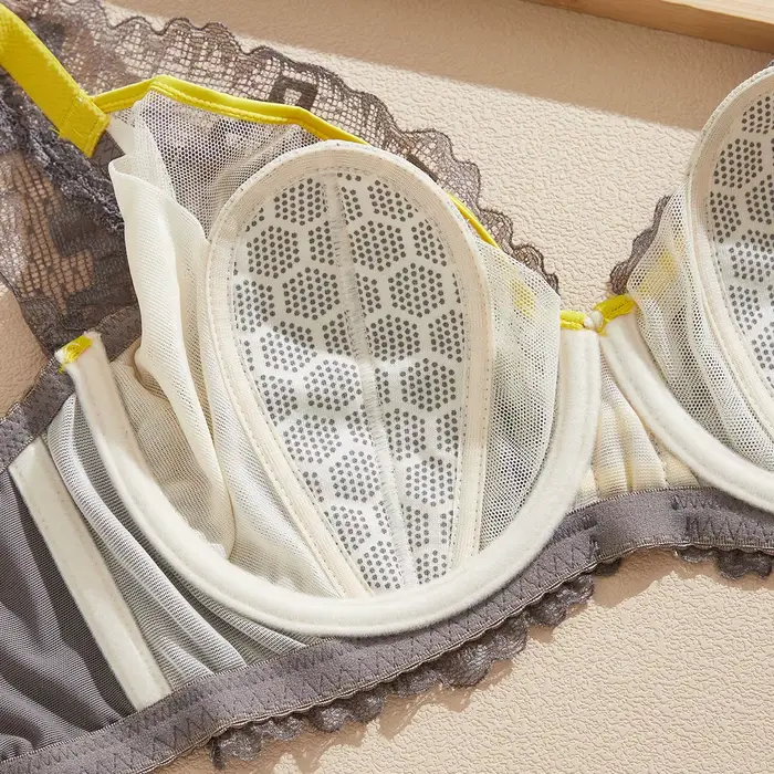Elegantný Beauwear 2025 75 80 85 C D podprsenka pre ženy 3/4 košíček výstrih Sexy čipka