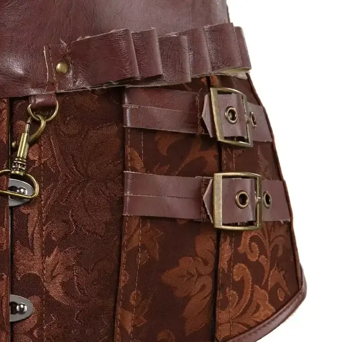 Corset Pirate Femme Steampunk Bustier Élégant pour Soirées Carnavals Halloween Occasions Spéciales