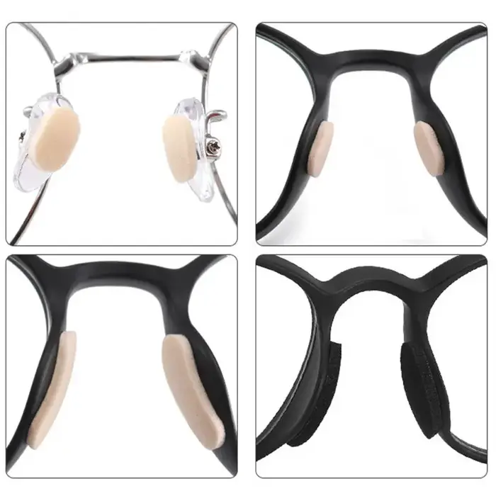 Plaquettes nasales en mousse souple autocollante EVA, pour lunettes, antidérapantes, sans maquillage