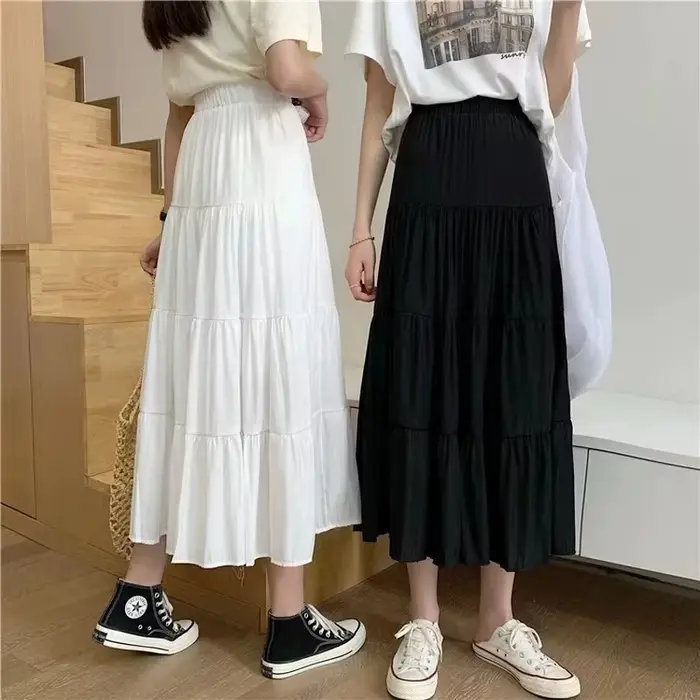 Robe vintage femme polyester mi-mollet coupe régulière silhouette une ligne décoration étagée occassions spéciales cérémonies mariages galas