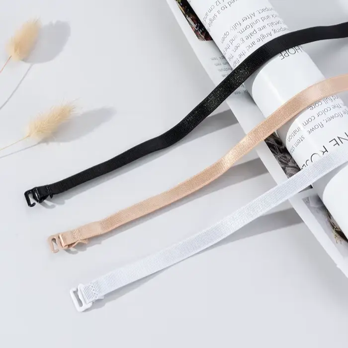 1 pár protišmykových podprsenkových popruhov pre ženy, šírka 1,1 cm, spodná bielizeň pre ženy, dvojité elastické popruhy na podprsenku, doplnky k podprsenkám