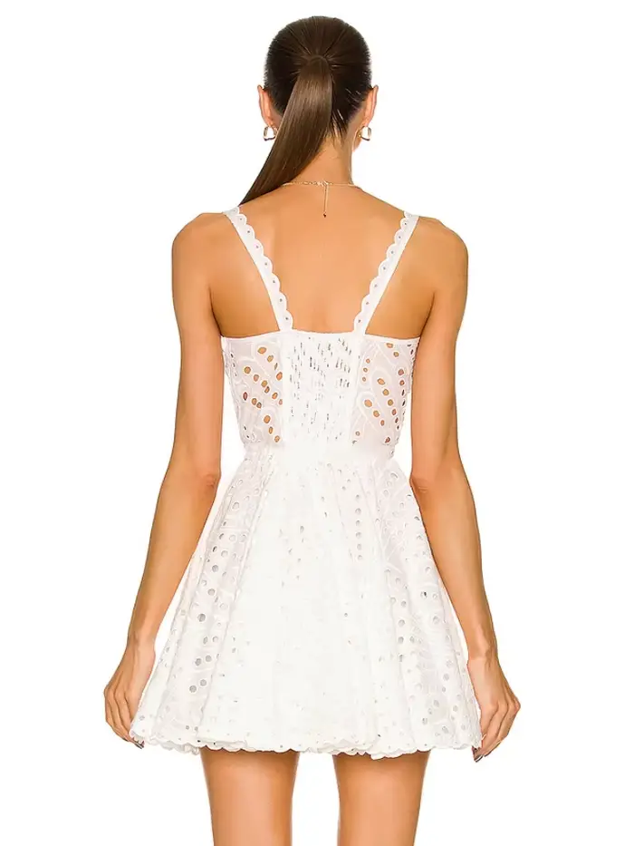 Robe sans manches sangles col en V évidée fermeture éclair mini pour femmes soirées prestigieuses occasions spéciales