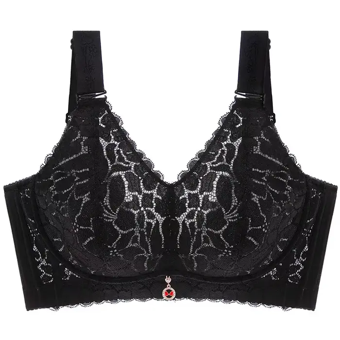 Soutien-gorge minimiseur sans fil pour buste grand, bonnet complet, soutien anti-affaissement, brete