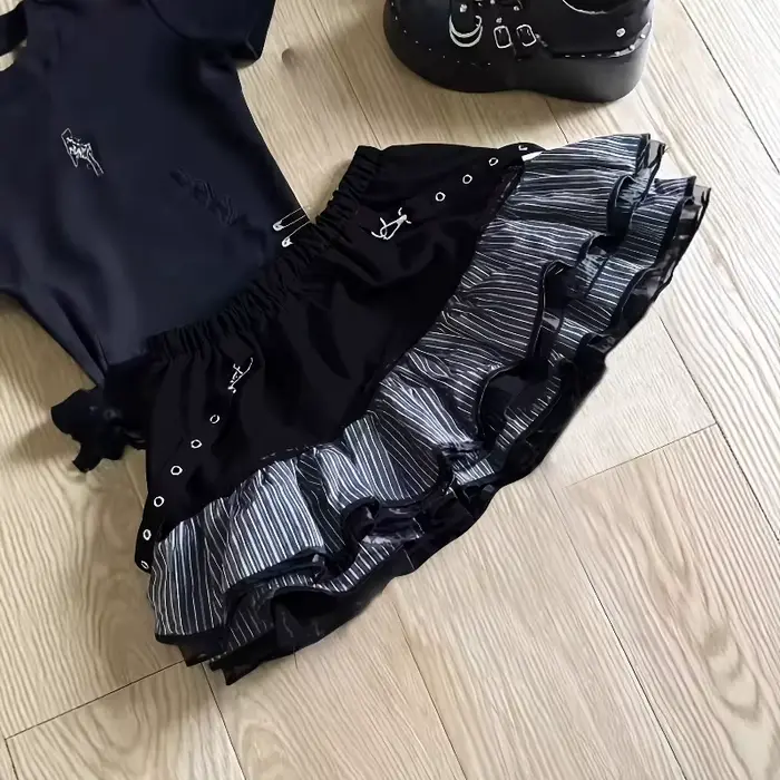 Jupe-culotte écossaise douce et mignonne pour femme, taille haute élastique, polyvalente et rajeunissante
