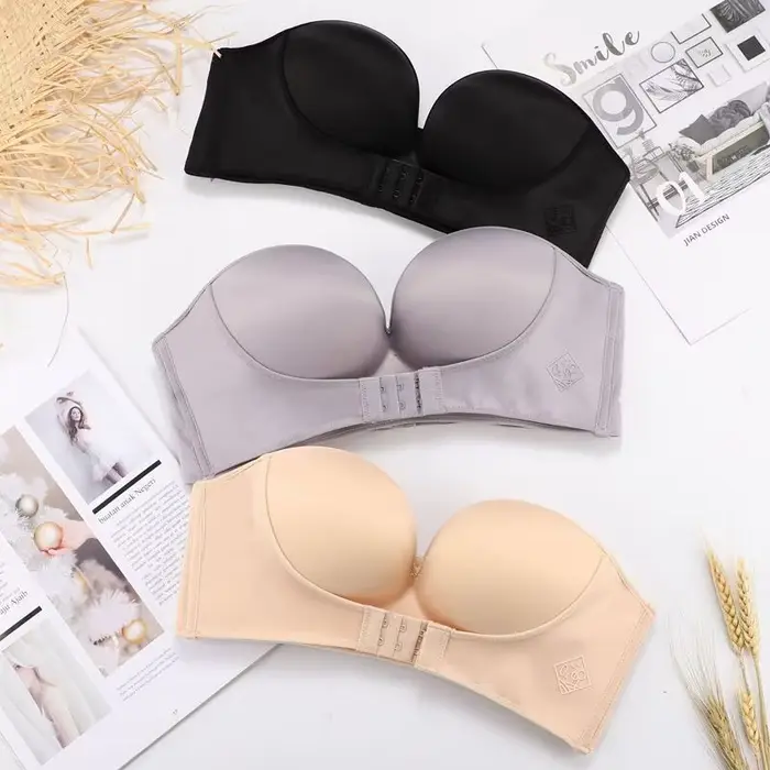 Nastaviteľná push-up podprsenka sexy predné uzavretie pohodlné neviditeľné podprsenka pre ženy špeciálne príležitosti formálne svadobný večer