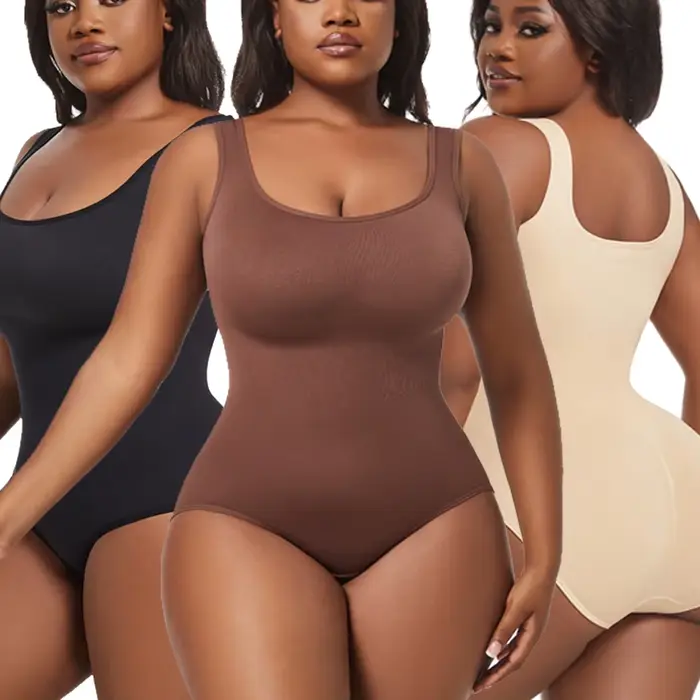 Slip Grande Taille Femmes Rehausseur de Fesses Vêtement Modelant Corps Lisse Contrôle du Ventre Occasions Spéciales Comfortable Et Chic