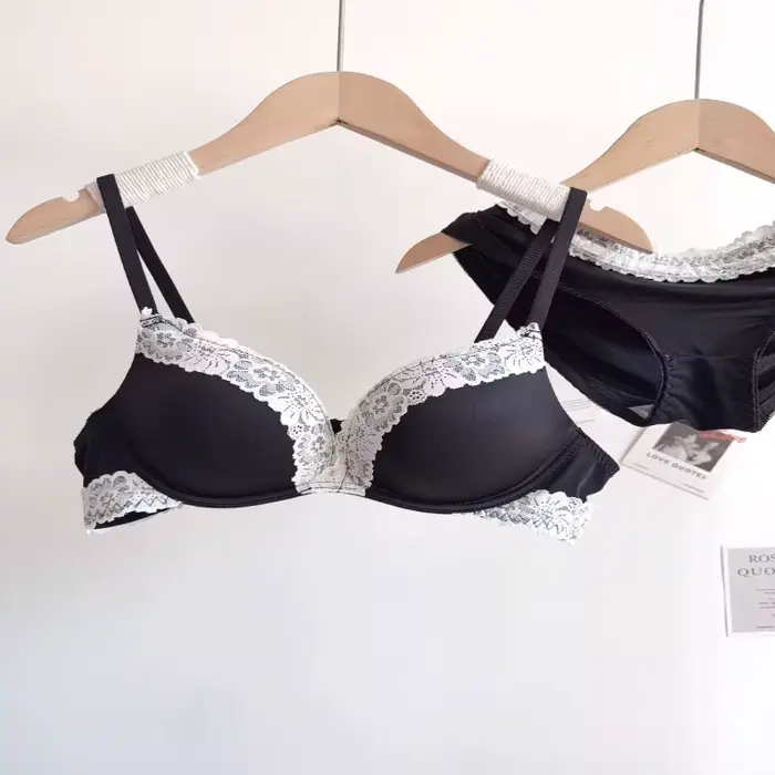 Sexy leopard tlač spodná bielizeň set pre ženy, push-up podprsenka bez čipky rámy, zvodné a pohodlné každodenné spodné prádlo