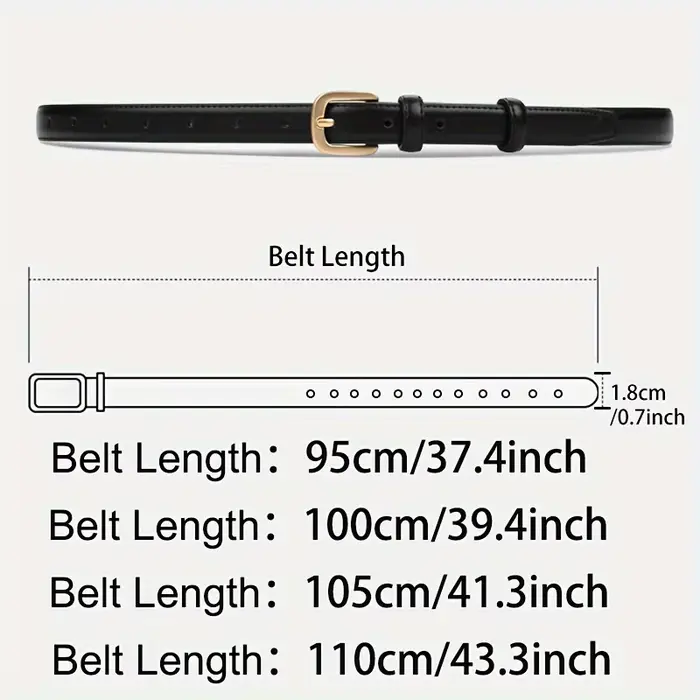 Ceinture noire pour femmes, 2 pièces, mode rétro, boucle à aiguille, ceinture en jean, sangle décont