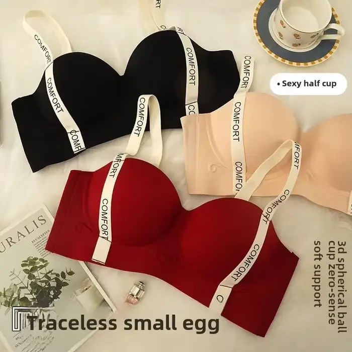 Pohodlná a elegantná push up podprsenka pre malé prsia bez švov pre ženy špeciálne príležitosti
