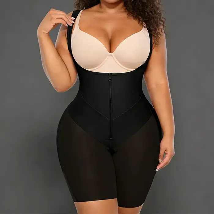 Gaine amincissante taille haute pour femme, effet ventre plat, rehausseur de fesses, serre-taille, f