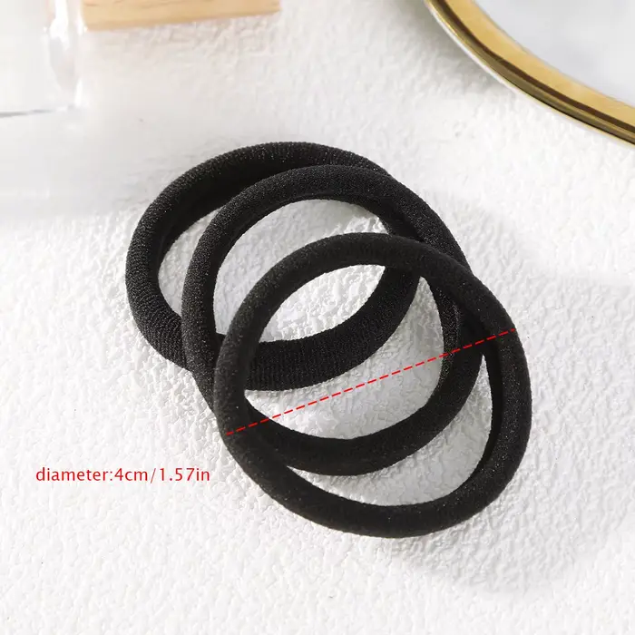 50 pièces coloré Ealstic cheveux corde queue de cheval tenir Scrunchie élastique pour les femmes de 