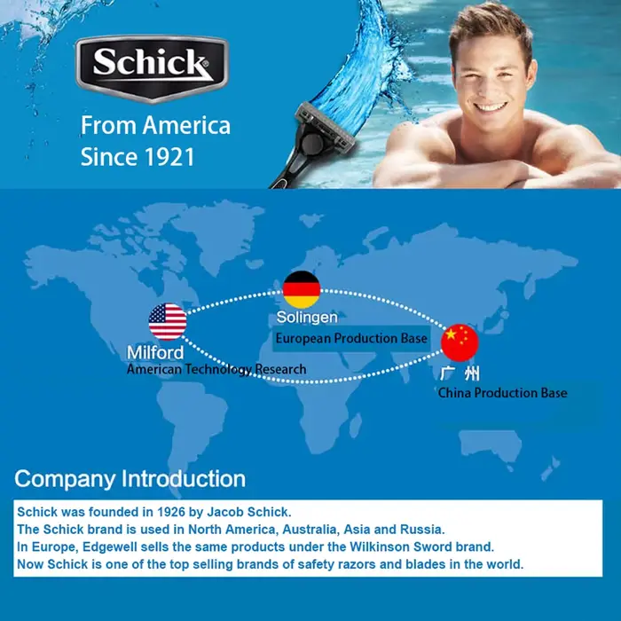 Schick Super II Plus holiaci strojček pre mužov a ženy Dvojité mazanie Vitamín B5 Hydratačné čepele Špeciálne príležitosti Jemná pleť