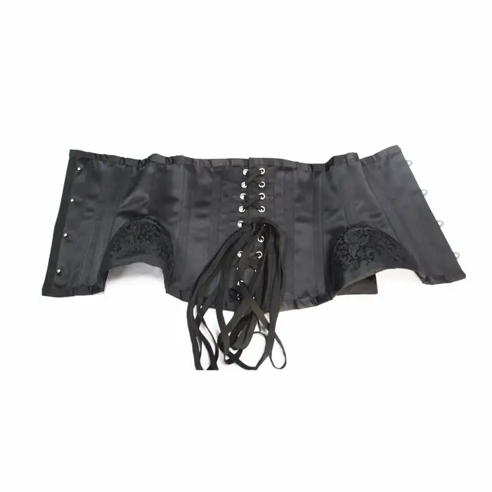 Nové presýpacie hodiny oceľové vykostené sexy korzet s šnúrkami pod bustou Bustier opasok telo Shapers chudnutie tréner veľkosť 8920
